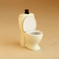 Miniature Simulation Furniture 1:12 Scale Iron Toilet Suitable for Dollhouse Home Decor