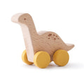 1PC Baby Wooden Toys Dinosaur Beech Wood Car Blocks Educational Montessori Toys Children Baby Teething Newborn Walnut Wooden Car