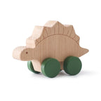 1PC Baby Wooden Toys Dinosaur Beech Wood Car Blocks Educational Montessori Toys Children Baby Teething Newborn Walnut Wooden Car