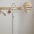 Rattan Hot Air Balloon Decor Hand-Woven Wall Hanging Decor Handmade Nordic Photograph Prop for Kids Room Kindergarten Nursery