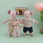 1:12 Scale Interchangeable 5.9-Inch Mini Mouse Dollhouse Accessories Figurines Ornaments Festive Decor Perfect Gift
