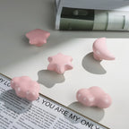 Cute Children'S Room Cabinet Knobs Stars Clouds Moons Ceramic Furniture Handles Cartoon Wardrobes Pulls Drawer Door Handles