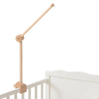 Baby Crib Mobile Arm Wooden Mobile Arm with Height Adjustable Mobile Hanger for Crib
