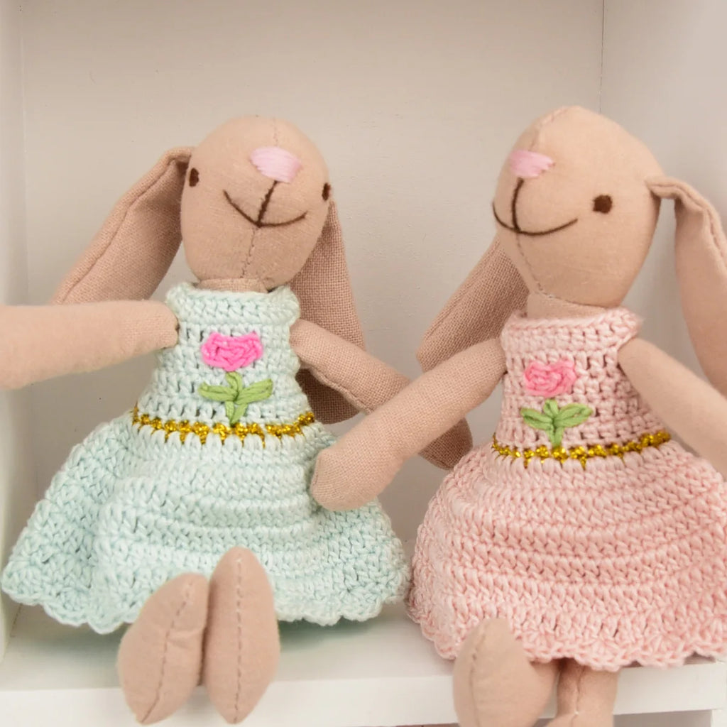 13CM Plush Rabbit Animal Doll Kawaii Rabbit Soft Dolls Christmas Presents Birthday Gift