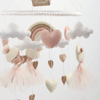 Ballerina Baby Crib Mobile Princess Ballerina Girl Nursery Mobile Newborn Gift