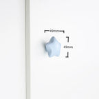 Cute Children'S Room Cabinet Knobs Stars Clouds Moons Ceramic Furniture Handles Cartoon Wardrobes Pulls Drawer Door Handles