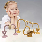 1Pcs Silicone Children'S Silicone Tabletop Toys, Bead Wrapped Baby Early Education Puzzle Game Toys