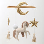 Unicorn Baby Mobile for Crib Baby Girl Mobile Unicorn Nursery Decor