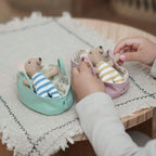 1PCS Plush Mouse Doll Toy Soft Stuffed Animal Friend for Kids - Holiday Birthday Gift Room Decor Pretend Play
