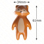Cartoon Panda Furniture Handle Ceramic Drawer Knobs Cabinet Handles for Kids Room Animal Shape Kitchen Handle Door Hardware