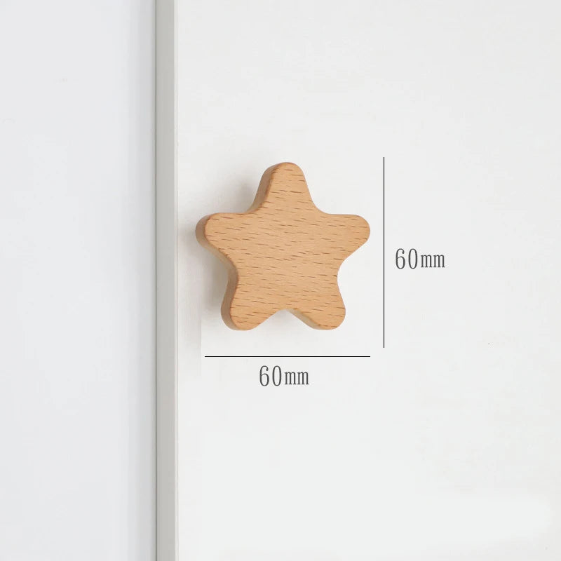 Wooden Door Handles Animal Wood Furniture Handles for Cabinets Dressers Drawers Door Knobs Kitchen Cupboard Wardrobe Pulls