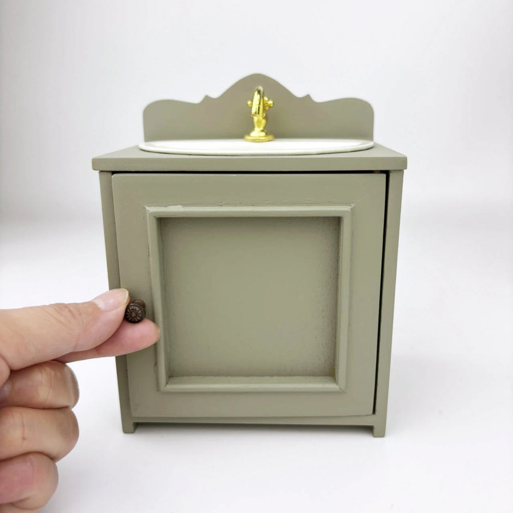 1: 6 Miniature Simulation Furniture Bjd Ob11 Family House Accessories Iron Washing Table