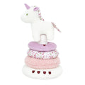 Baby Unicorn Plush Stacking Toy for Boys Girls Gifts Encourage Sensory Development Toys Cartoon Toddlers Soft Stacking Play Toy