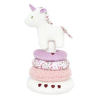 Baby Unicorn Plush Stacking Toy for Boys Girls Gifts Encourage Sensory Development Toys Cartoon Toddlers Soft Stacking Play Toy