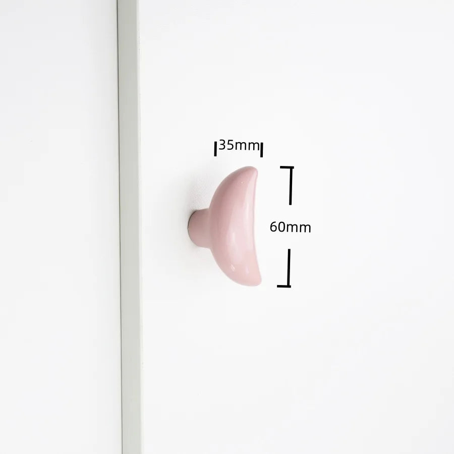 Cute Children'S Room Cabinet Knobs Stars Clouds Moons Ceramic Furniture Handles Cartoon Wardrobes Pulls Drawer Door Handles
