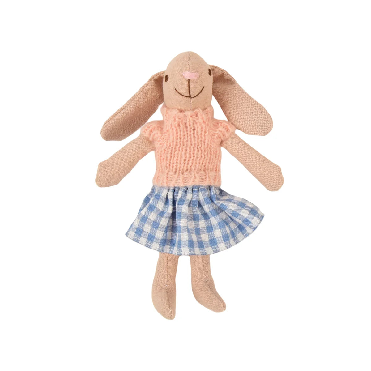 13CM Plush Rabbit Animal Doll Kawaii Rabbit Soft Dolls Christmas Presents Birthday Gift