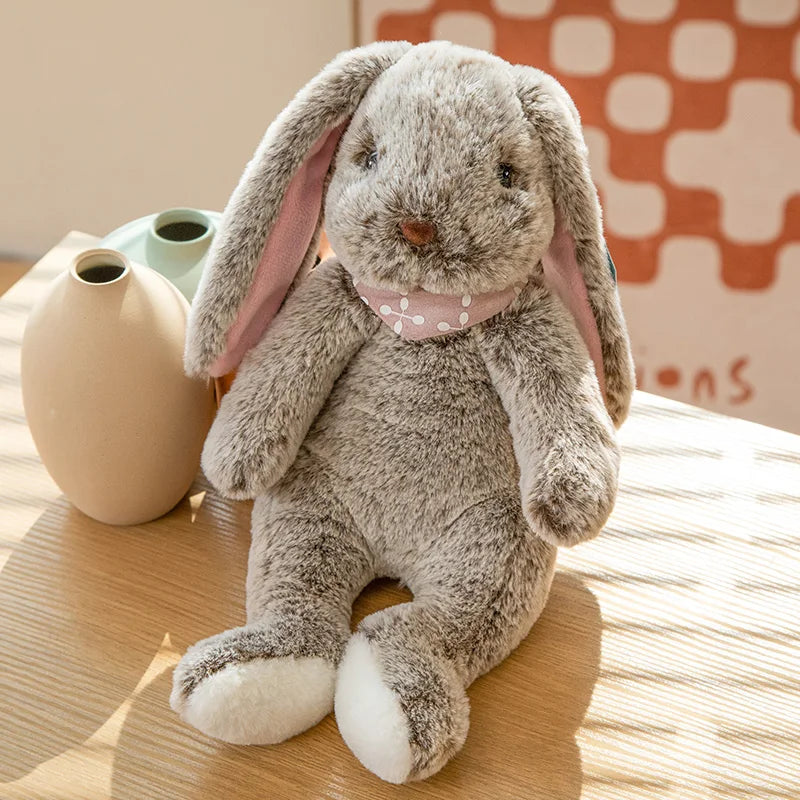 Kawaii Long Ear Rabbit Soft Plush Toys Sleeping Cute Bunny Cartoon Stuffed Animal Dolls Child Baby Appease Pillow Birthday Gift