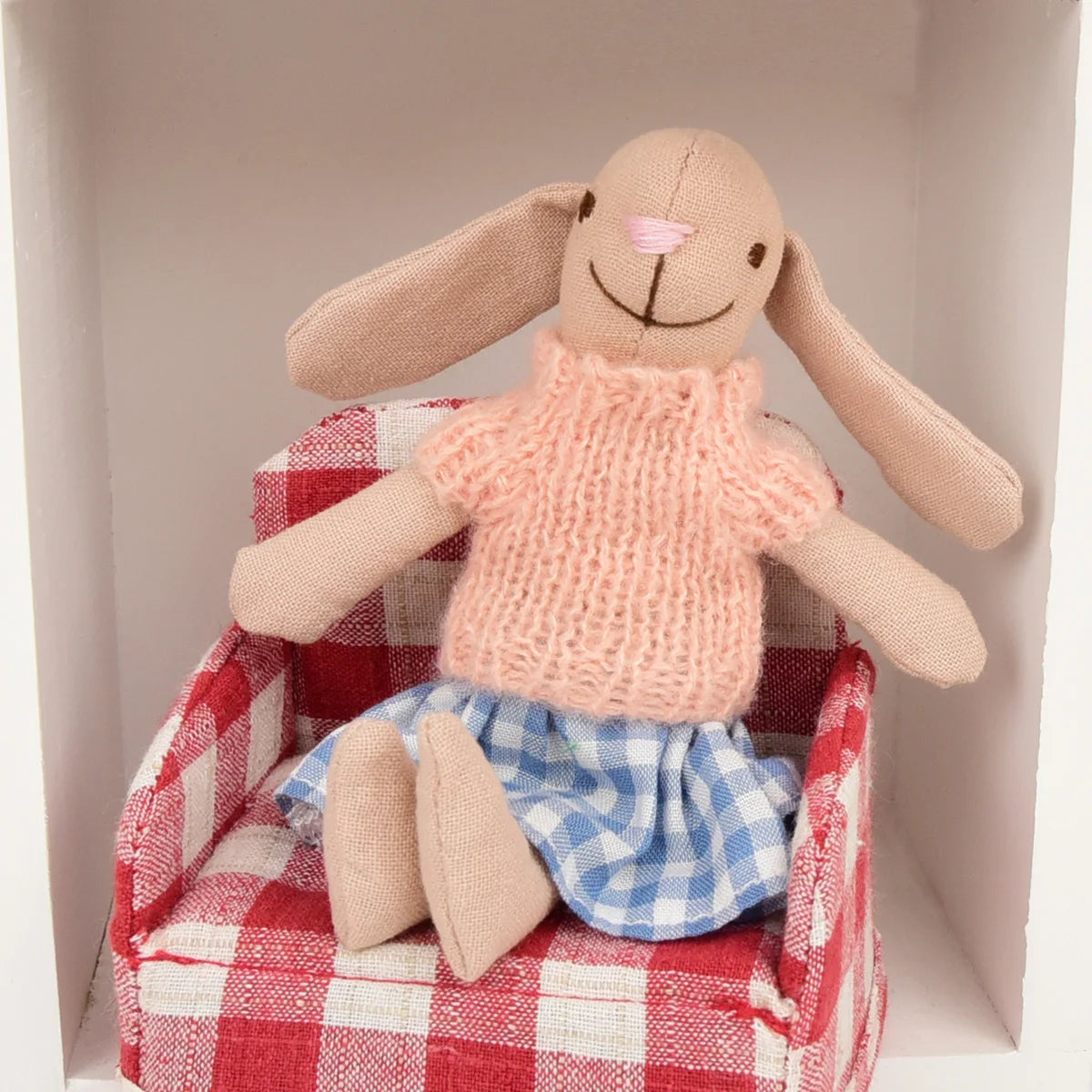 13CM Plush Rabbit Animal Doll Kawaii Rabbit Soft Dolls Christmas Presents Birthday Gift