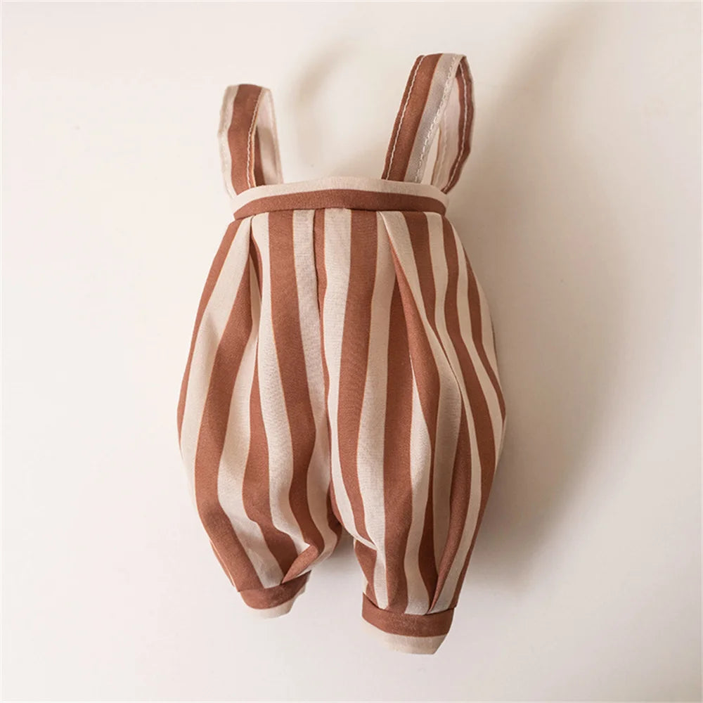 Stuffed Bunny Cloth Dress Toys Smoothing Toy for Infant Cuddling Sleep Doll for Girls Handmade Diversity Brown Rabbit Plushie