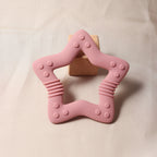 2024 New Star Silicone Teether Food Grade Heart Baby Teething Toy