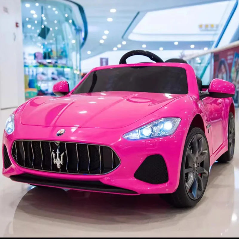 With a Portable Handle Martha Children'S Electric Four-Wheel Drive Baby Oversized with Remote Control Toy Car Can Sit In