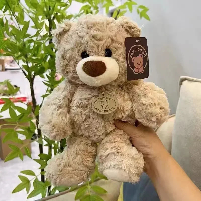 25CM Cute Colorful Bow Tie Bear Doll Plush Toy Hug Bear Doll Children Birthday Gift Pillow Teddy Bear Home Living Room Bedroom