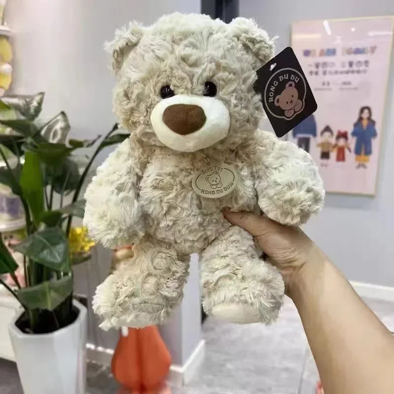 25CM Cute Colorful Bow Tie Bear Doll Plush Toy Hug Bear Doll Children Birthday Gift Pillow Teddy Bear Home Living Room Bedroom
