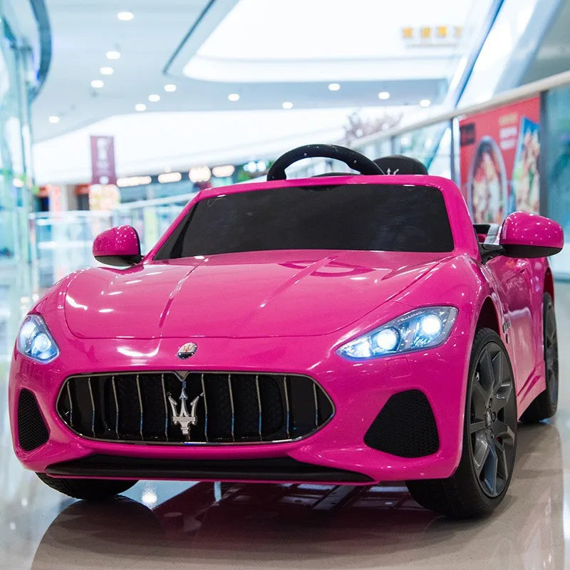 With a Portable Handle Martha Children'S Electric Four-Wheel Drive Baby Oversized with Remote Control Toy Car Can Sit In