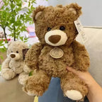 25CM Cute Colorful Bow Tie Bear Doll Plush Toy Hug Bear Doll Children Birthday Gift Pillow Teddy Bear Home Living Room Bedroom