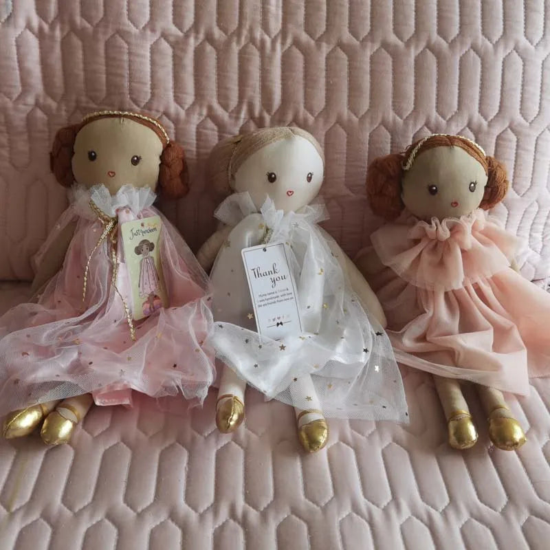 Nordic 35Cm Fairy Soothing Girl Doll Plush Toys for Baby Girls Sleeping Toys Kids Gift Baby Girls Room Decoration Nursery Decor