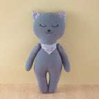 Stuffed Bunny Cloth Dress Toys Smoothing Toy for Infant Cuddling Sleep Doll for Girls Handmade Diversity Brown Rabbit Plushie