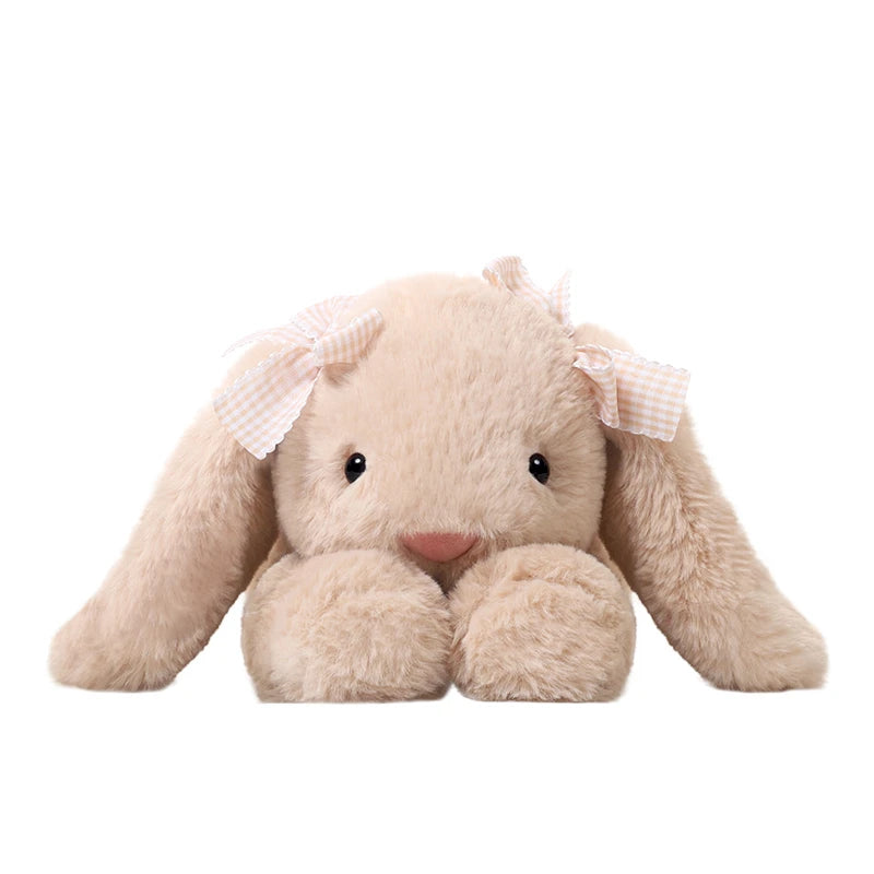 35CM Cute Rabbit Stuffed Plush Toy Long Ear Easter Bunny Soft Plushies Doll Sleeping Bedroom Decor Baby Girls Birthday Kid Gifts