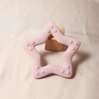 2024 New Star Silicone Teether Food Grade Heart Baby Teething Toy