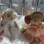 Nordic 35Cm Fairy Soothing Girl Doll Plush Toys for Baby Girls Sleeping Toys Kids Gift Baby Girls Room Decoration Nursery Decor