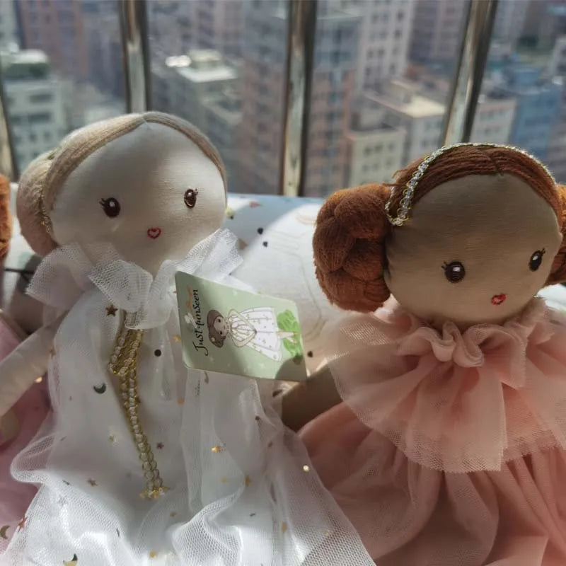 Nordic 35Cm Fairy Soothing Girl Doll Plush Toys for Baby Girls Sleeping Toys Kids Gift Baby Girls Room Decoration Nursery Decor