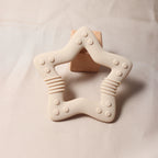2024 New Star Silicone Teether Food Grade Heart Baby Teething Toy
