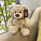 25CM Cute Colorful Bow Tie Bear Doll Plush Toy Hug Bear Doll Children Birthday Gift Pillow Teddy Bear Home Living Room Bedroom