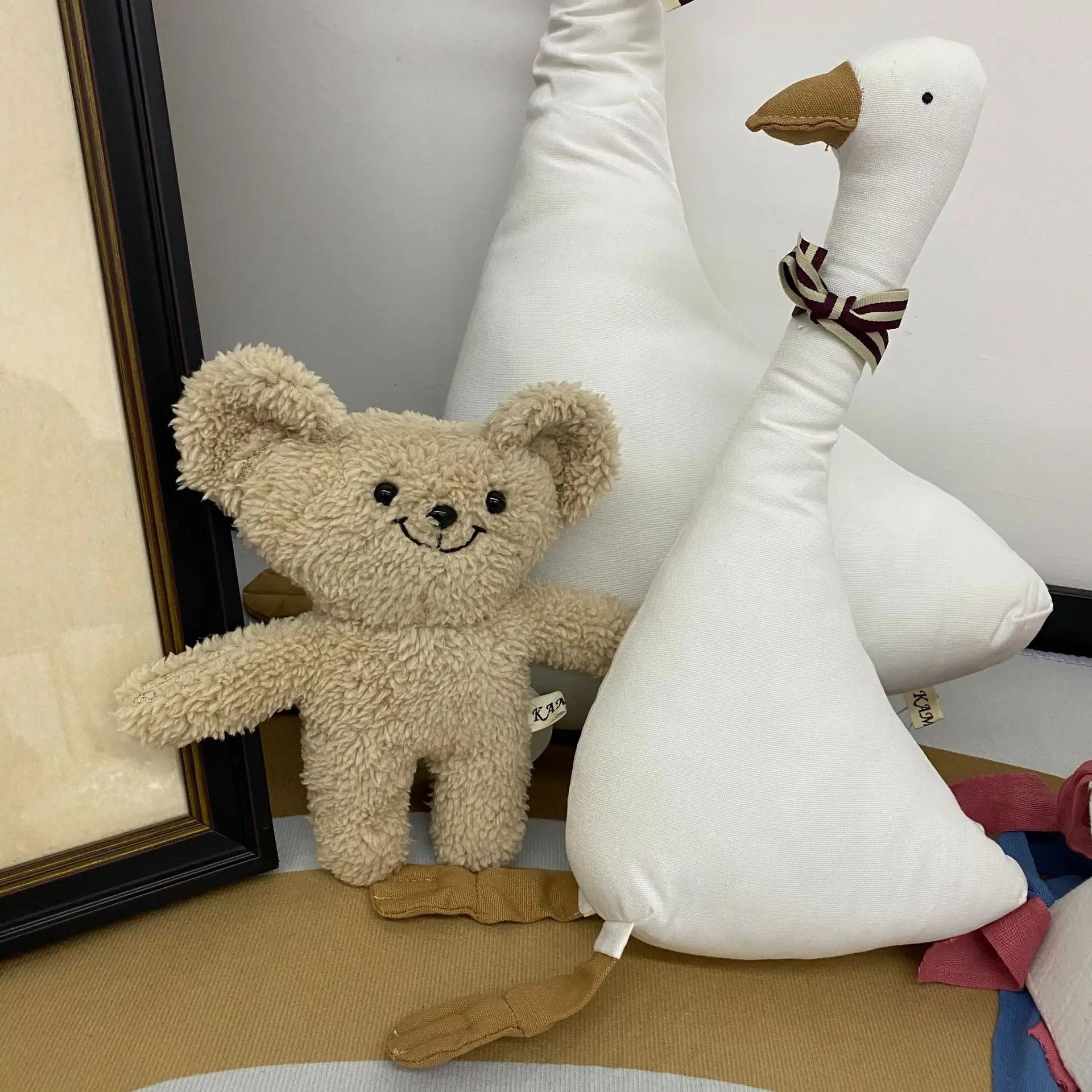 Nordic Goose Doll Doll Baby Sleep Cartoon Goose Doll Home Decoration Plush Toy Gift Doll