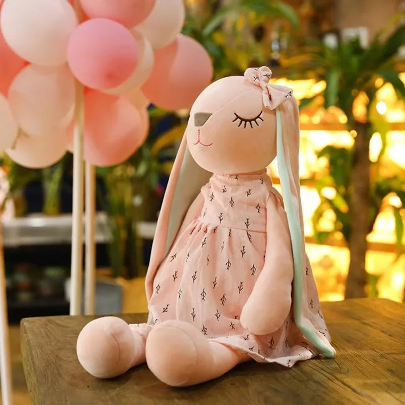 35Cm/14Inch Cute Bunny Doll, Plush Toy Doll, Baby Soothing Rabbit Doll Sleeping Doll, Stuffed Animals Kids Plushie Doll Toy
