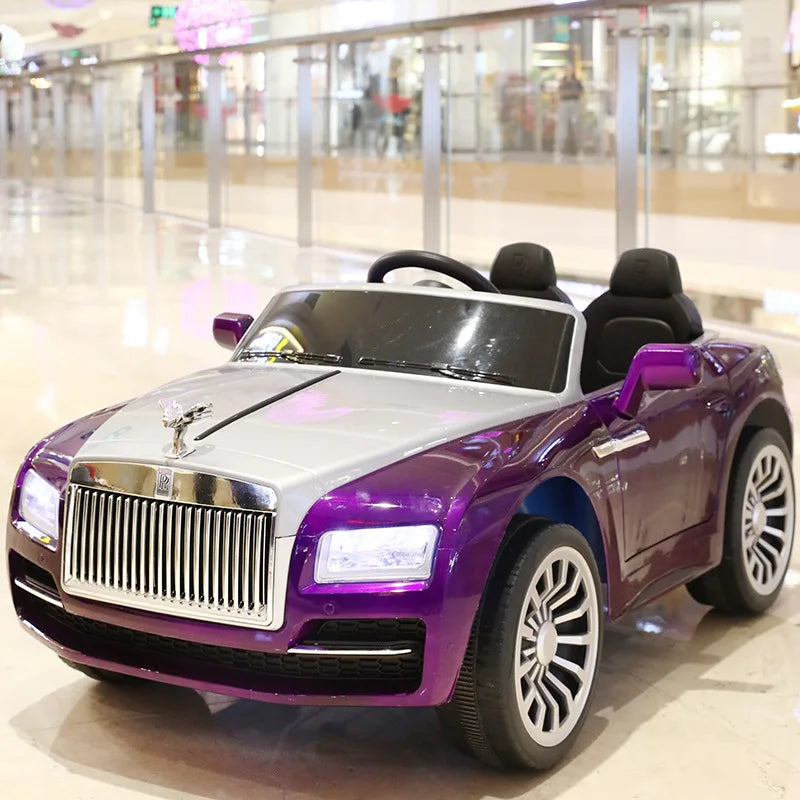 12V Big Power New Large Four Wheels Remote Controll Children'S Electric Rechargeable Ride on Car