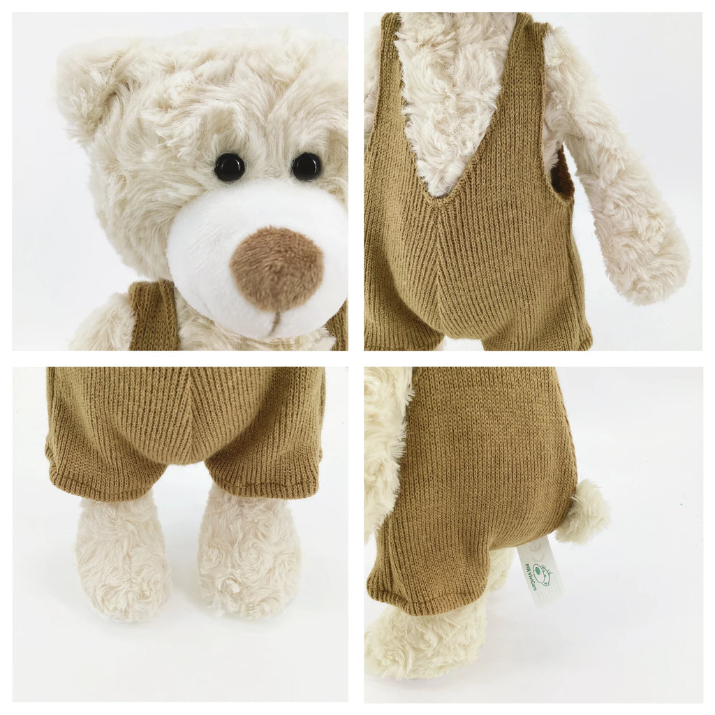 New Arrive 34CM Lovely Teddy Bear Plush Toys Stuffed Soft Animal with Clothes Kawaii Dolls for Kids Baby Children Valentine Gift