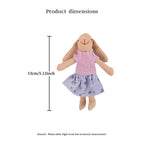 13CM Plush Rabbit Animal Doll Kawaii Rabbit Soft Dolls Christmas Presents Birthday Gift
