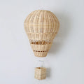 Rattan Hot Air Balloon Decor Hand-Woven Wall Hanging Decor Handmade Nordic Photograph Prop for Kids Room Kindergarten Nursery