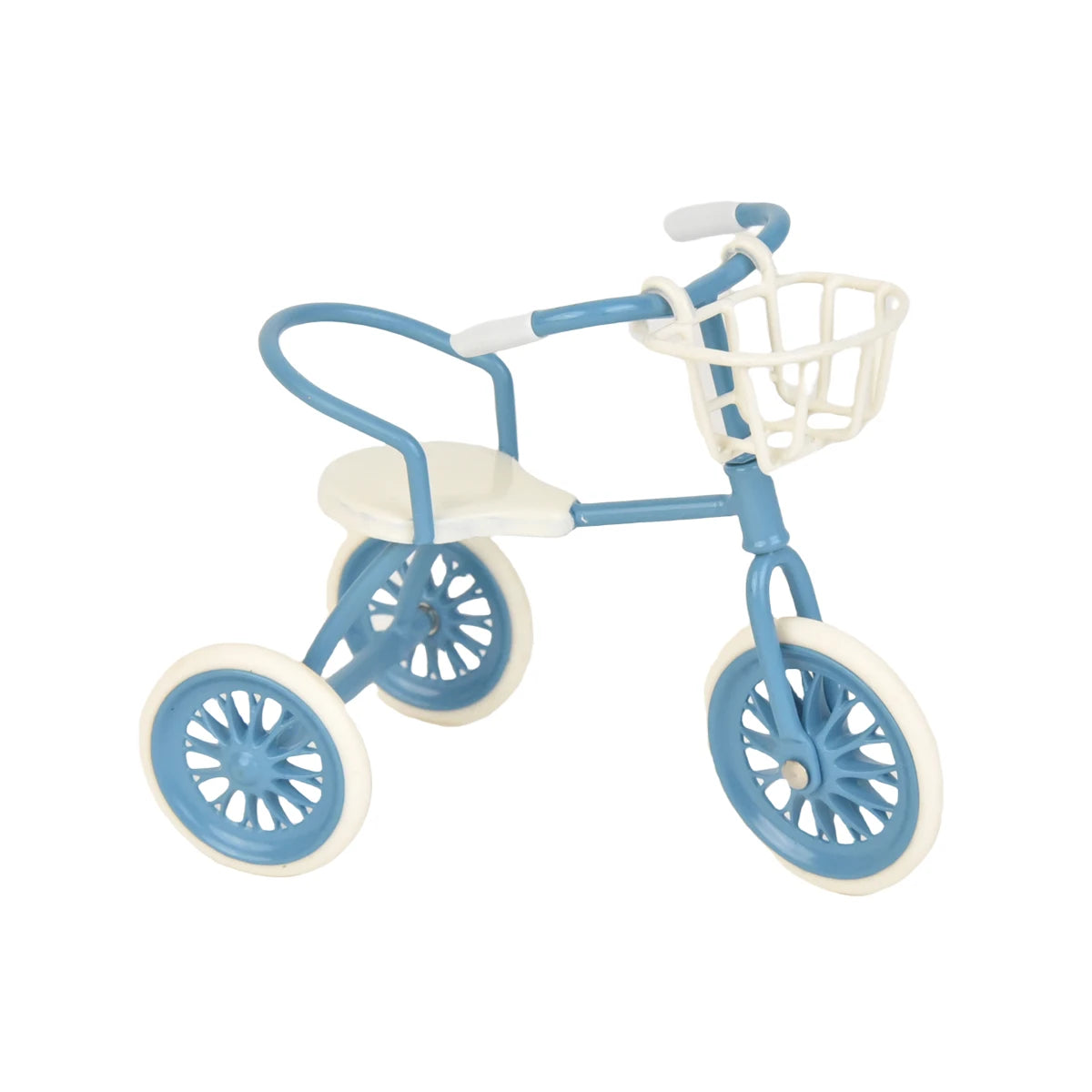 1:12 Miniature Simulation Furniture Metal Tricycle for Doll House