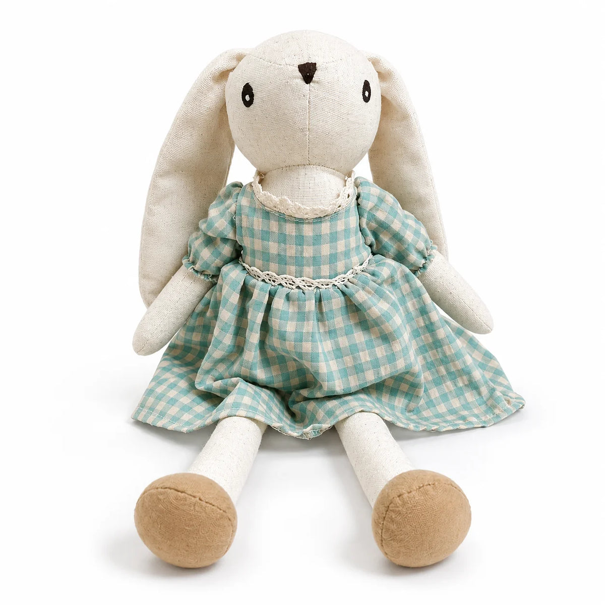 1PCS Soft Plush Bunny Baby Doll Rabbit Toy for Infants and Kids Photography Prop Holiday Gift and Room Decor