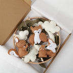 Woodland Baby Mobile Forest Animals Squirrel Owl Deer Nursery Decor Baby Crib Mobile