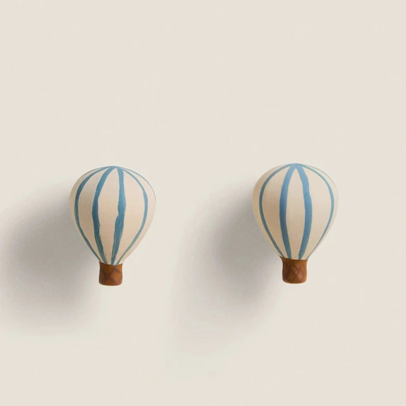 European Creative Fun Balloon Design Ceramic Cabinet Door Handle 2-Piece Set