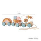 Montessori Toys Baby Wooden Castle Pink House Blocks Toys Puzzle Game Early Education Accessories Multifunctional Toy Baby Gifts