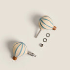 European Creative Fun Balloon Design Ceramic Cabinet Door Handle 2-Piece Set