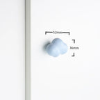 Cute Children'S Room Cabinet Knobs Stars Clouds Moons Ceramic Furniture Handles Cartoon Wardrobes Pulls Drawer Door Handles